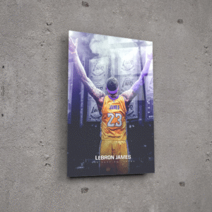 Iconic LeBron James Chalk Toss